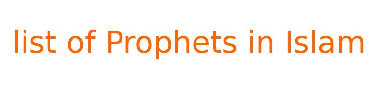 list of prophets